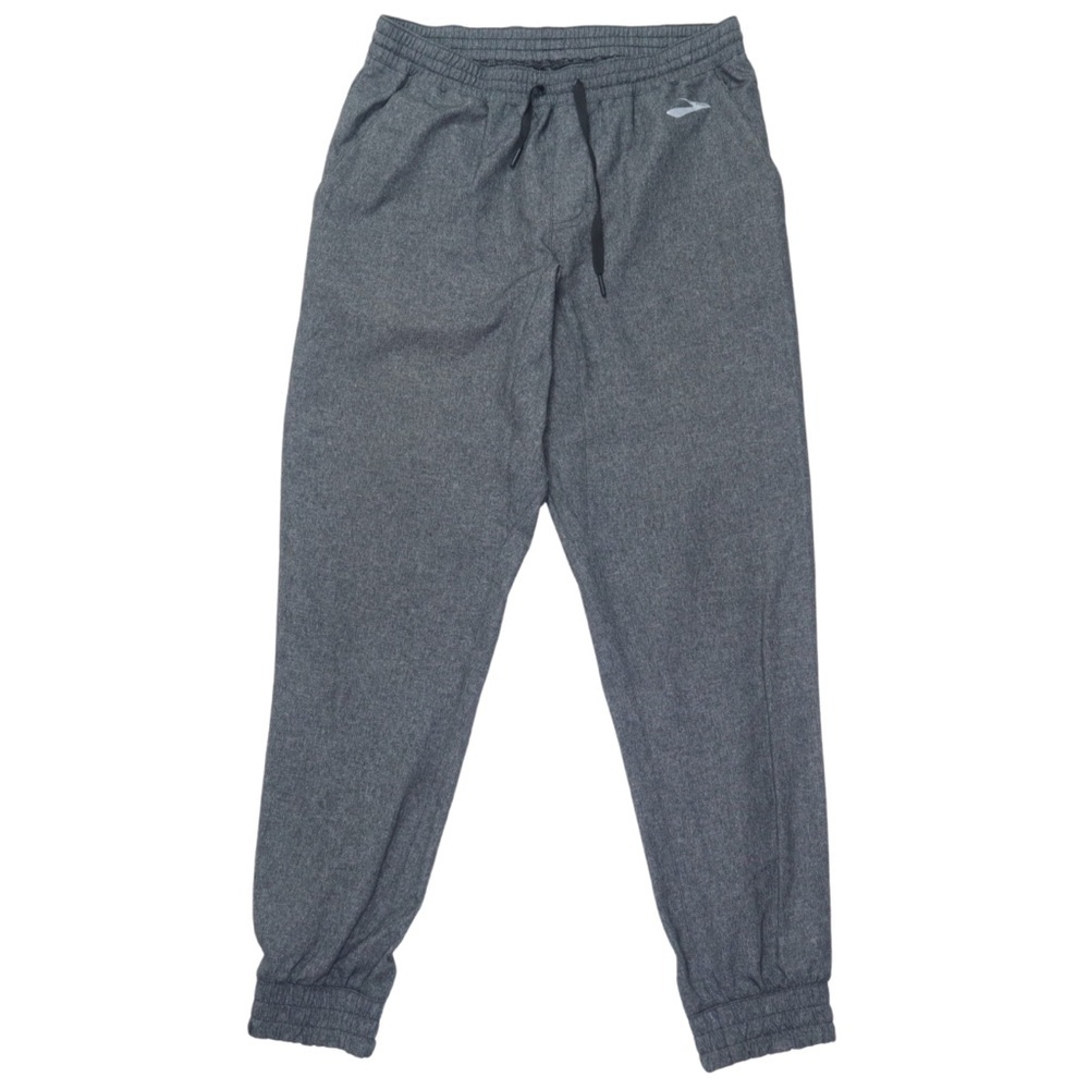 Brooks Rush‎ Jogger Men’s Size Medium Heather Gray Drawstring Lightweight